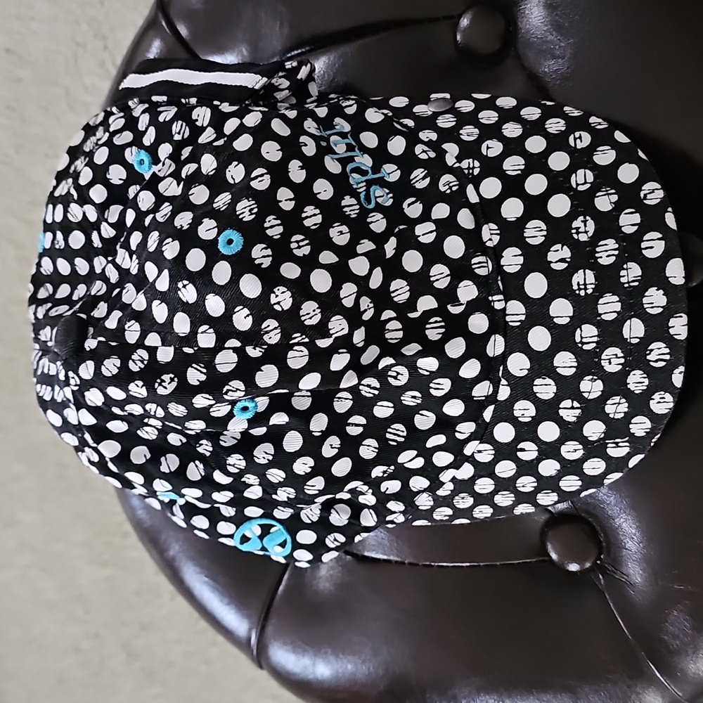 Split Vintage Women's Polka Dot Cap - Picture 8 of 11